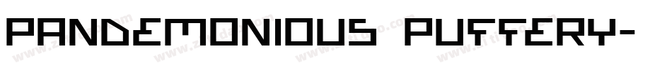 Pandemonious Puffery字体转换